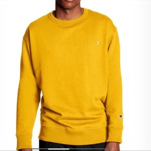 Champion yellow crewneck